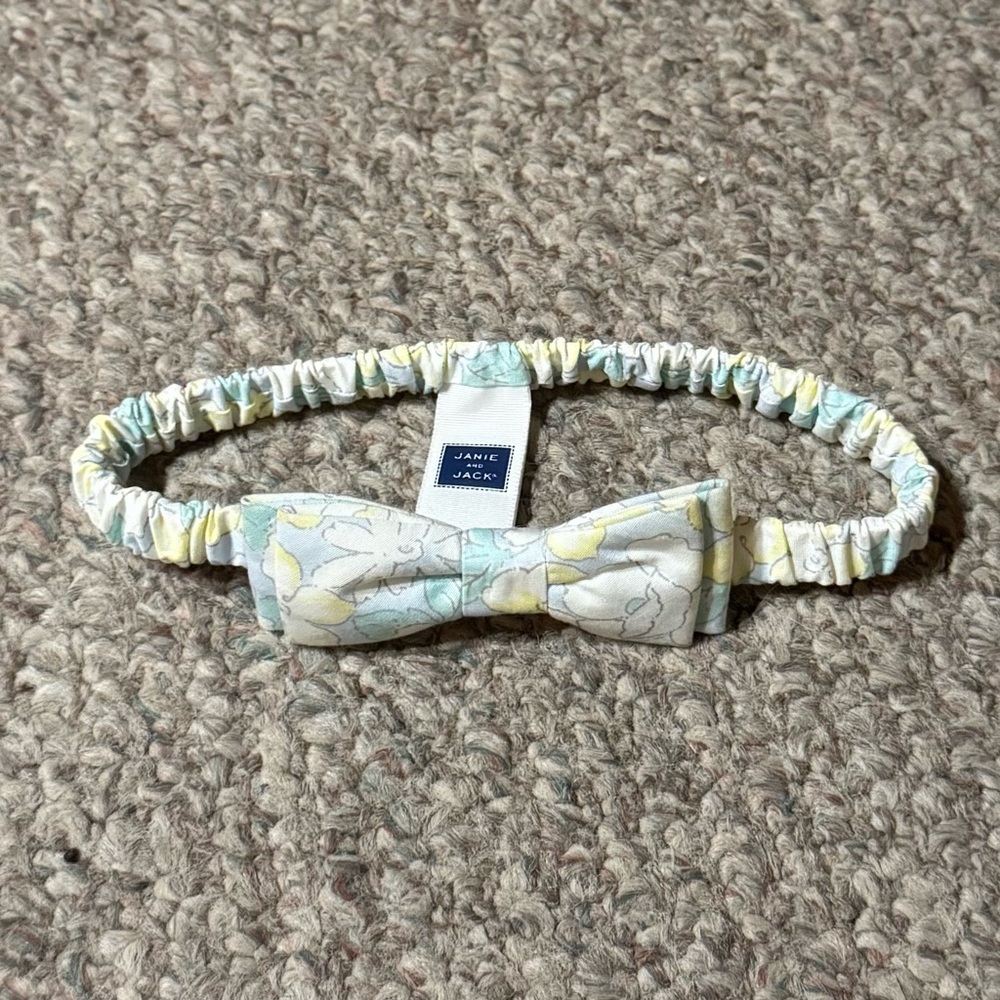 Janie and Jack Baby Girl Pastel Floral Bow Headband